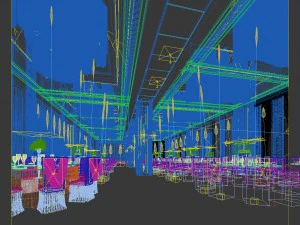 business restaurant - coffee - banquet 14 3D Model