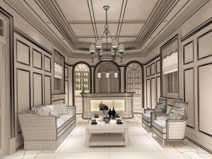 business restaurant - coffee - banquet 104 Modello 3D