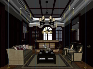 business restaurant - coffee - banquet 104 Modello 3D