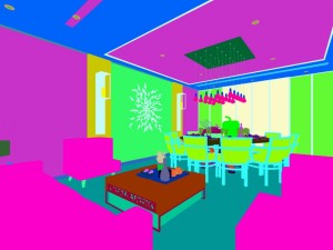living room space - modern style - 9413 3D Model