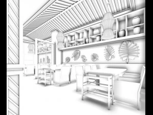 business - food beverage - 954 3D Model