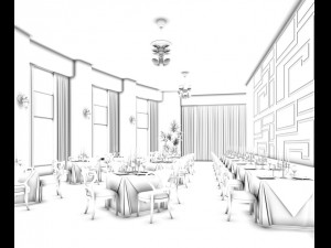 business - food beverage - 964 Model 3D