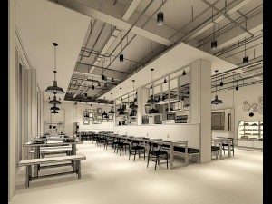 business - food beverage - 1059 Modèle 3D