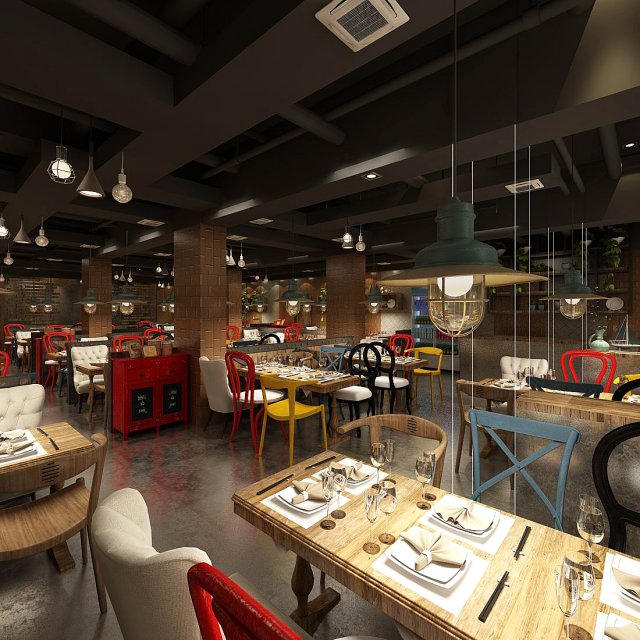 business - food beverage -0127 3D Model .c4d .max .obj .3ds .fbx .stl .blend
