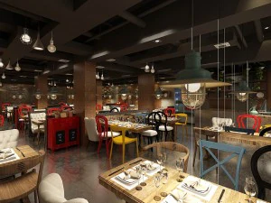 бізнес - харчові напої -0127 3D Модель