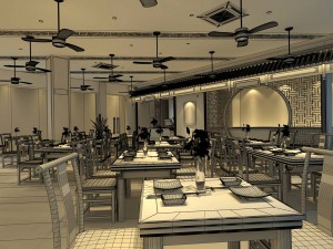 business - food beverage 7-0134 3D 모델