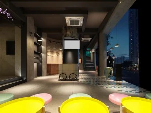 Gesch&auml;ft &ndash; Lebensmittel und Getr&auml;nke 7-0152 3D Modell