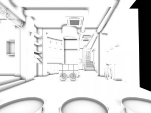 Gesch&auml;ft &ndash; Lebensmittel und Getr&auml;nke 7-0152 3D Modell
