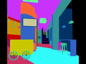 Gesch&auml;ft &ndash; Lebensmittel und Getr&auml;nke 7-0152 3D Modell