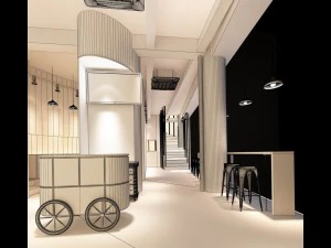 Gesch&auml;ft &ndash; Lebensmittel und Getr&auml;nke 7-0152 3D Modell