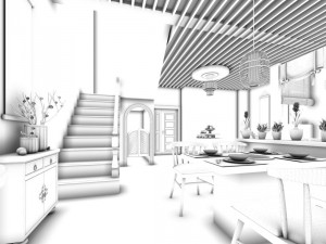business - food beverage 7-0156 Model 3D