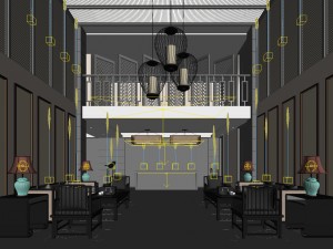 business - food beverage 7-0174 Model 3D