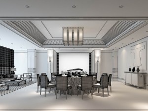 business - food beverage 7-053 Modello 3D