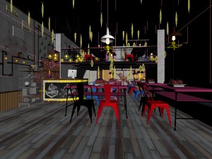 business - food beverage 7-054 Model 3D
