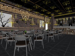 business - food beverage 7-055 Modelo 3D
