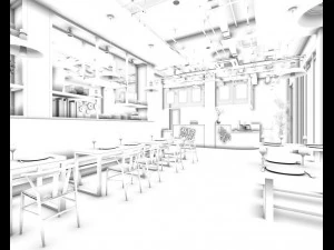business - food beverage 7-057 3D Model