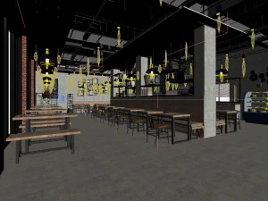 business - food beverage 7-057 3D Model