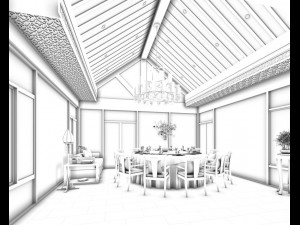 business - food beverage 7-059 Model 3D