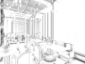 business - food beverage 7-064 3D 모델