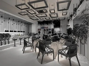 ビジネス - 食品飲料 7-068 3Dモデル