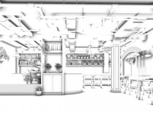 affari - bevande alimentari 7-069 Modello 3D