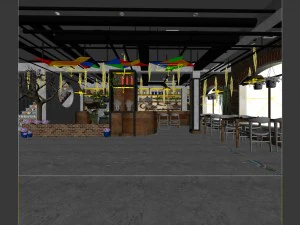 affari - bevande alimentari 7-069 Modello 3D