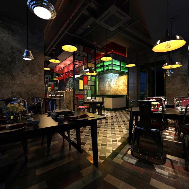 business - food beverage 7-071 Modello 3D .c4d .max .obj .3ds .fbx .stl .blend 