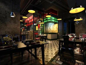 iş - yiyecek i&ccedil;ecek 7-071 3D Model