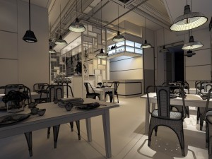 business - food beverage 7-071 Modello 3D