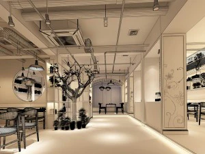 affari - bevande alimentari 7-072 Modello 3D