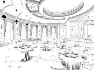 business - food beverage 7-077 Model 3D