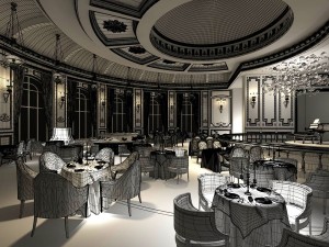 business - food beverage 7-077 Model 3D