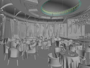 사업 - 식음료 7-077 3D 모델