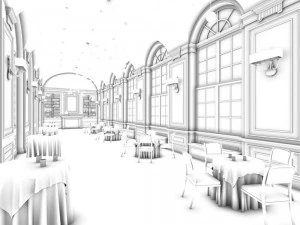 business - food beverage 7-081 3D Model