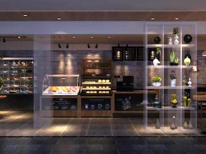 Gesch&auml;ft &ndash; Lebensmittel und Getr&auml;nke 7-084 3D Modell