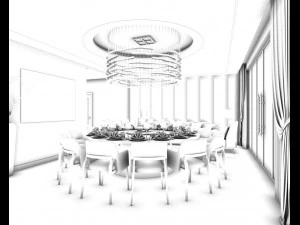 business - food beverage 7-086 3D Model