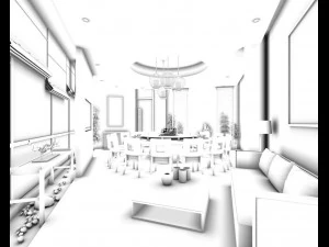 business - food beverage 7-088 3D Model