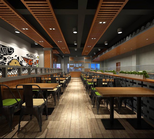 business - food beverage 7-096 3D Model .c4d .max .obj .3ds .fbx .stl .blend 
