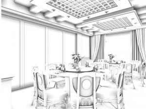 business - food beverage 7-097 3D Model