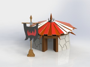 orc hut 3D Print Model