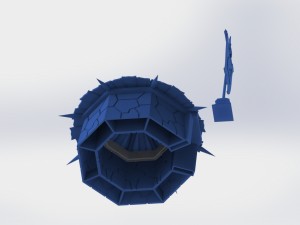 orc hut Model Cetak 3D