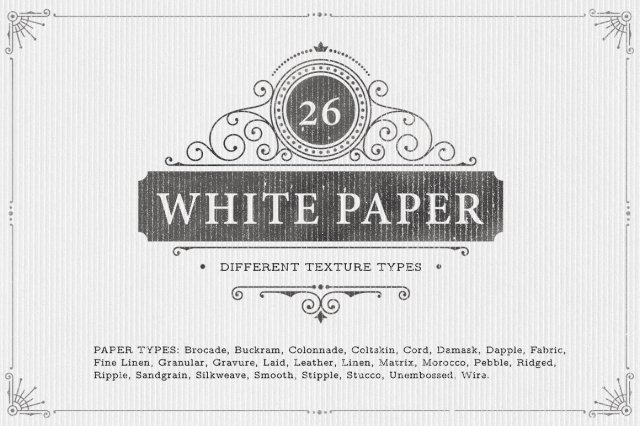 26 white paper textures CG 텍스쳐 .c4d .max .obj .3ds .fbx .stl .blend 