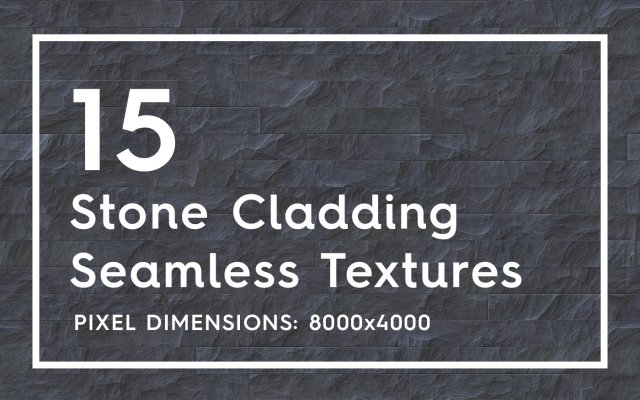 15 seamless stone cladding textures CG Textures .c4d .max .obj .3ds .fbx .stl .blend 