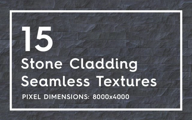 15 seamless stone cladding textures CG Textures .c4d .max .obj .3ds .fbx .stl .blend 