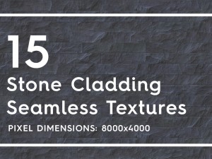 15 seamless stone cladding textures CG Текстури