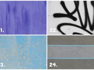 30 の塗られた壁の背景テクスチャ CG テクスチャ