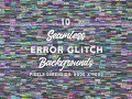 10 seamless error glitch backgrounds CG Textures