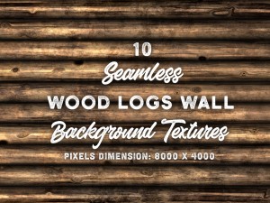 10 wood logs wall background texture CG Tekstury