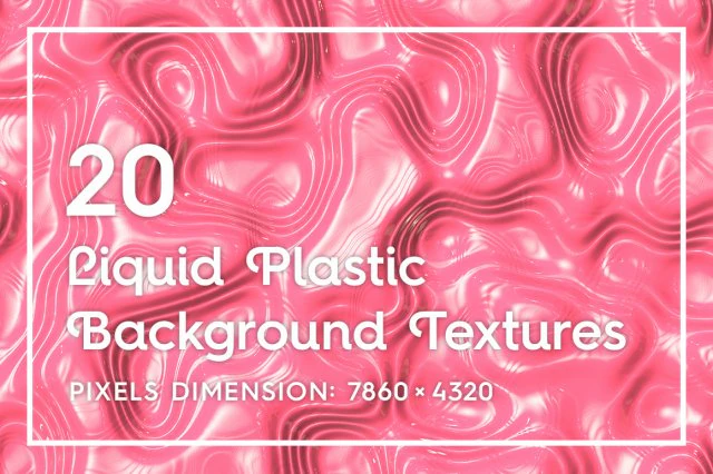 20 liquid plastic backgrounds CG Textures .c4d .max .obj .3ds .fbx .stl .blend 