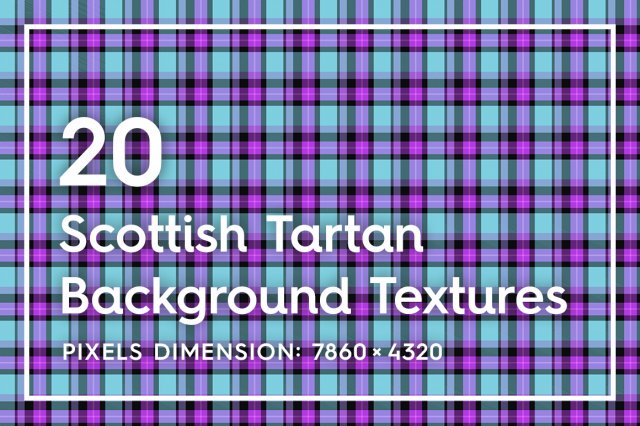 20 scottish tartan backgrounds CG Textures .c4d .max .obj .3ds .fbx .stl .blend 